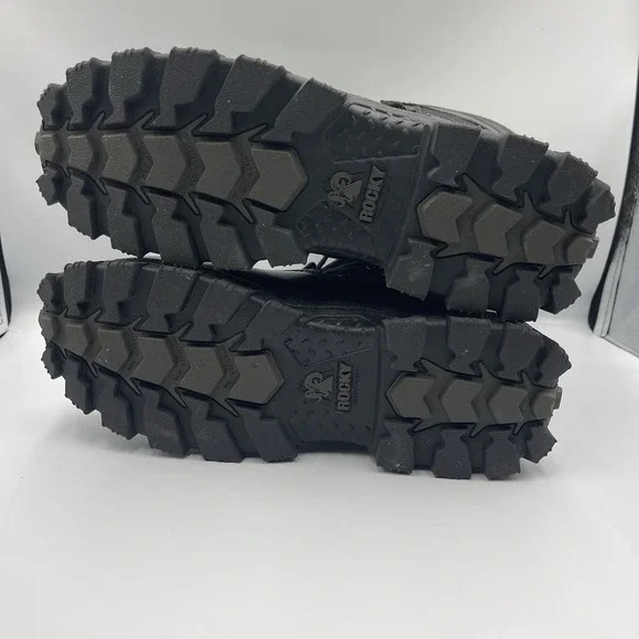 ROCKY ALPHA FORCE ZIPPER WATERPROOF PUBLIC SERVICE‎ BOOTS BLACK NEW - Picture 14 of 14